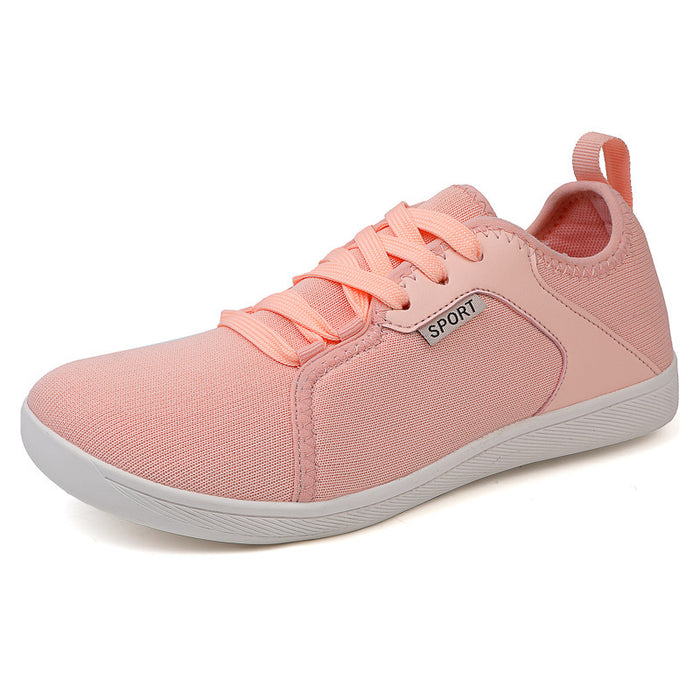 Men's Breathable Soft Sole Fly Woven Sports Shoes For Brisk Walking