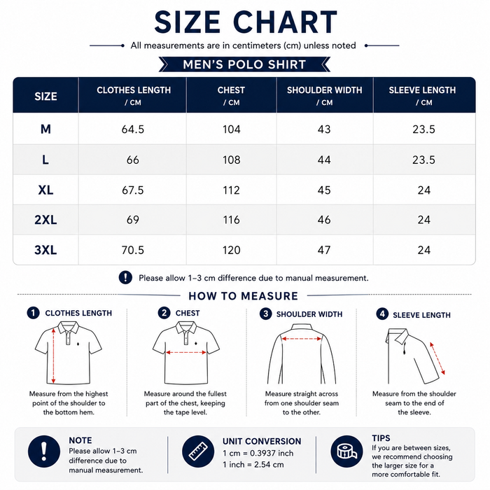 Men's Classic Linen Blend Polo Shirt – Short Sleeve