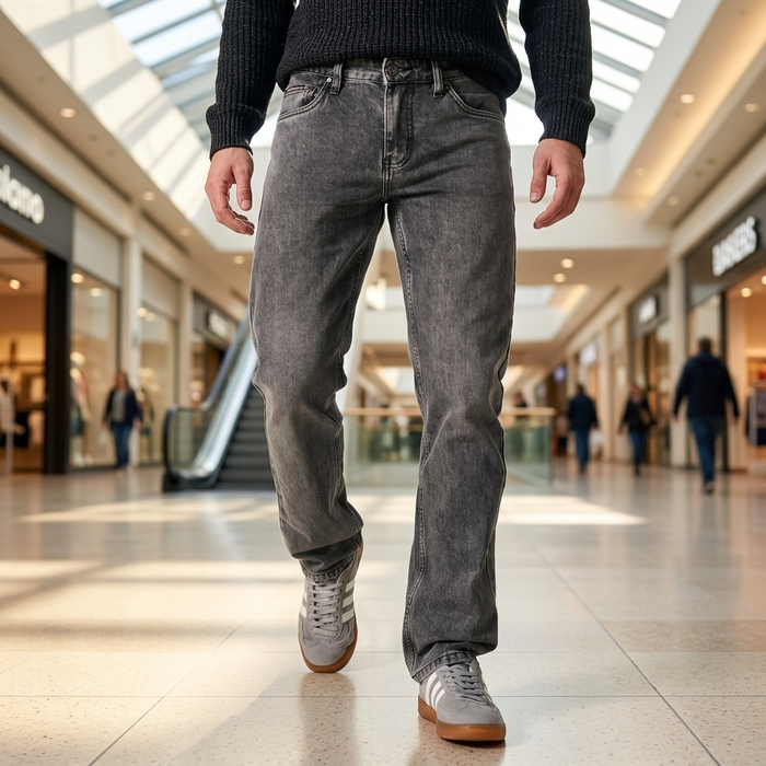 Men's Classic Straight Leg Denim Jeans