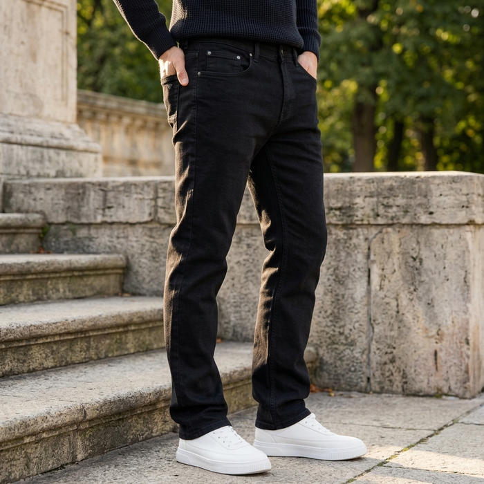 Men's Classic Straight Leg Denim Jeans