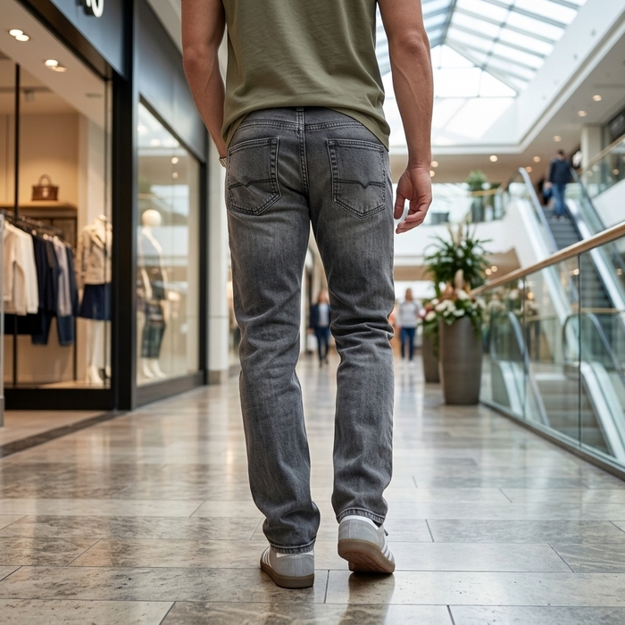 Men's Classic Straight Leg Denim Jeans