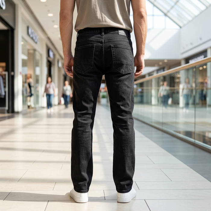 Men's Classic Straight Leg Denim Jeans