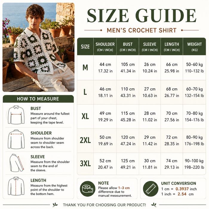 Men's Crochet Knit Polo Shirt – Breathable Cut-Out Grid Pattern Short Sleeve Summer Polo