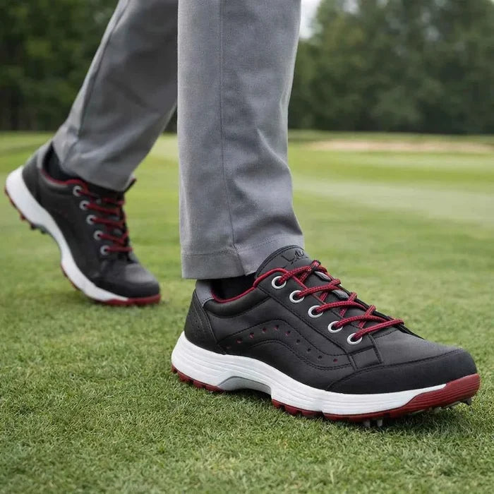 Men's Fashion Golf Shoes – Anti-Slip Breathable Synthetic Leather Low-Top Sneakers, EU 39–48, 4 Colors