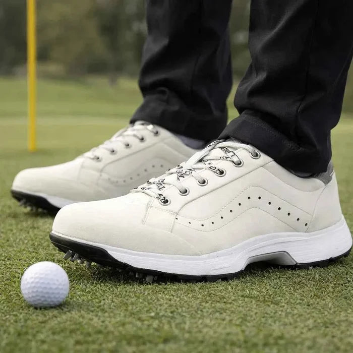 Men's Fashion Golf Shoes – Anti-Slip Breathable Synthetic Leather Low-Top Sneakers, EU 39–48, 4 Colors