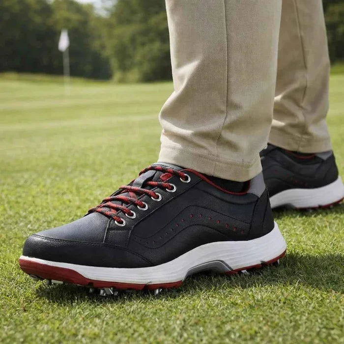 Men's Fashion Golf Shoes – Anti-Slip Breathable Synthetic Leather Low-Top Sneakers, EU 39–48, 4 Colors