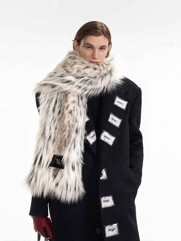 Men's Faux Mink Fur Scarf – Korean Luxe Oversized Lightweight Winter Scarf