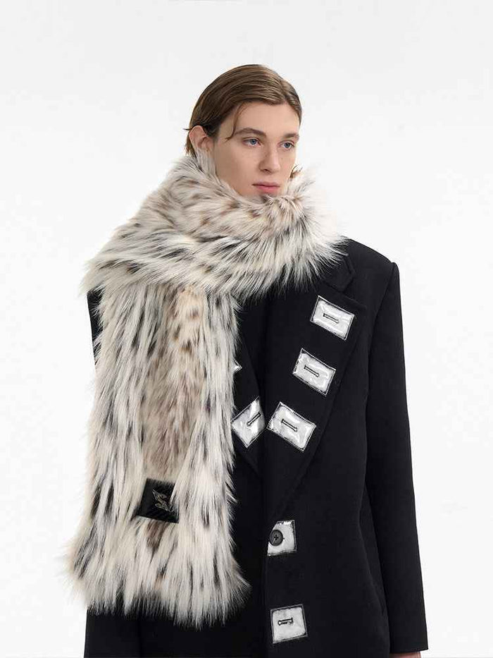 Men's Faux Mink Fur Scarf – Korean Luxe Oversized Lightweight Winter Scarf