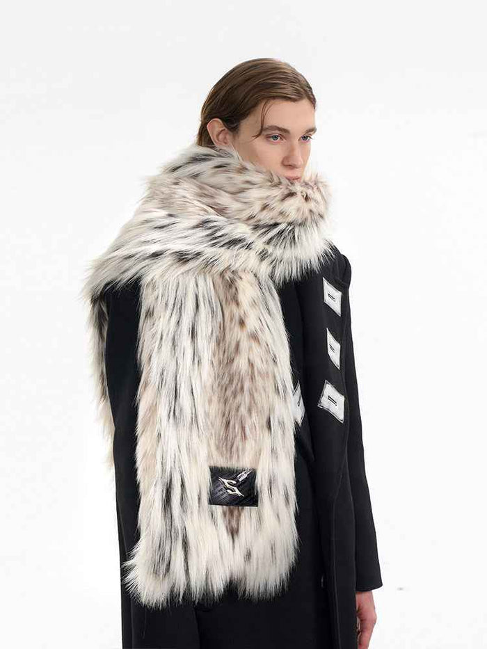 Men's Faux Mink Fur Scarf – Korean Luxe Oversized Lightweight Winter Scarf