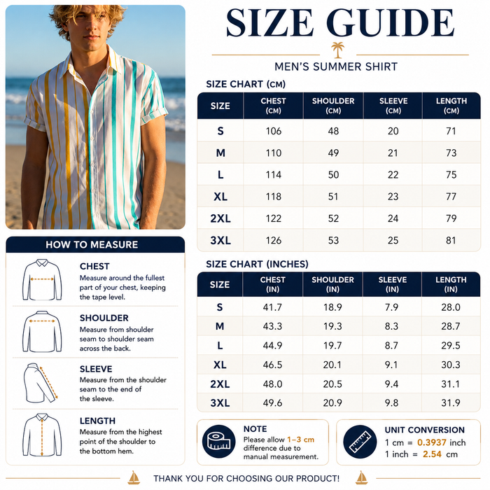 Men’s Floral Beach Shirt – Lightweight Short Sleeve Hawaiian Style Button-Up with Breathable Fabric & Relaxed Fit for Summer Vacation Wear