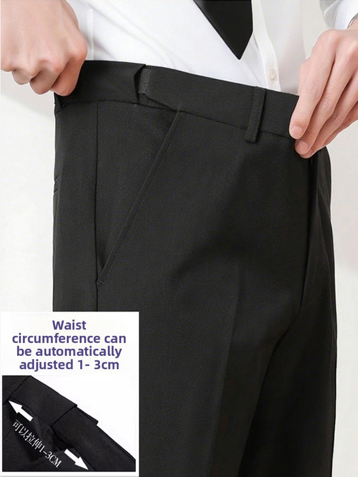 Men’s Formal Business Suit Pants – Straight Leg Dress Trousers with Comfortable Fit, Wrinkle-Resistant Fabric & Classic Office Style
