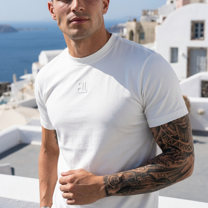 Men's Graphic Embroidery Short Sleeve T-Shirt