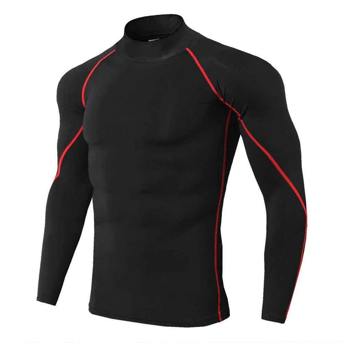 TC56 high collar black - red line / XL