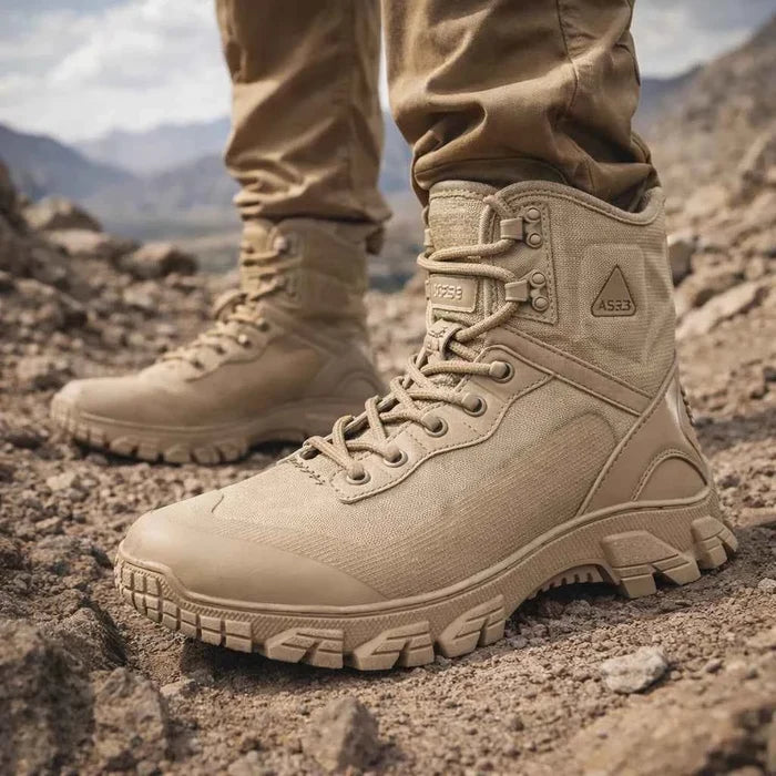 Men's High-Top Hiking Shoes – Waterproof Gore-Tex Lining, Anti-Slip EVA Sole, Lace-Up Trekking Boots, EU 39–47
