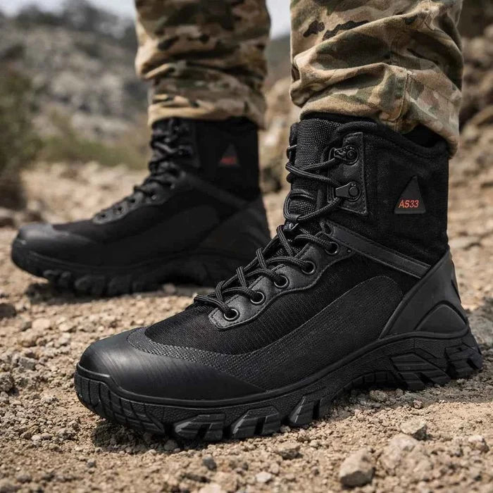 Men's High-Top Hiking Shoes – Waterproof Gore-Tex Lining, Anti-Slip EVA Sole, Lace-Up Trekking Boots, EU 39–47