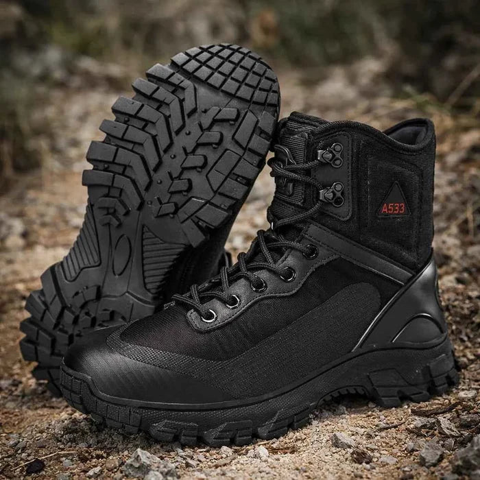 Men's High-Top Hiking Shoes – Waterproof Gore-Tex Lining, Anti-Slip EVA Sole, Lace-Up Trekking Boots, EU 39–47