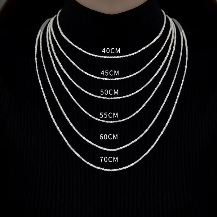 Men's Hip-Hop Cross Pendant Necklace – Gold-Plated Colorful Gemstone Clavicle Chain, 45cm/50cm
