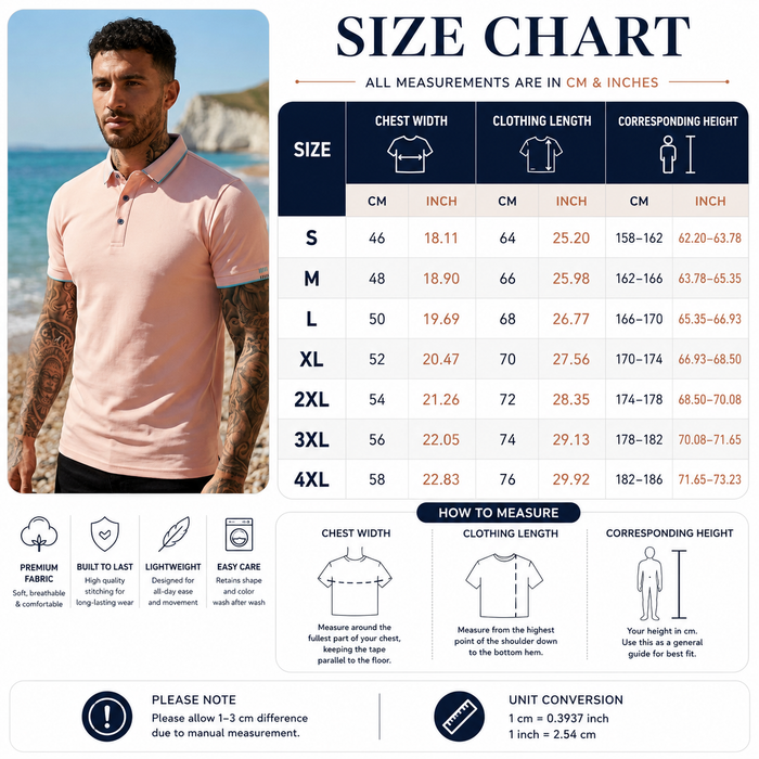 Men's Ice Silk Short Sleeve Polo Shirt – Slim Fit
