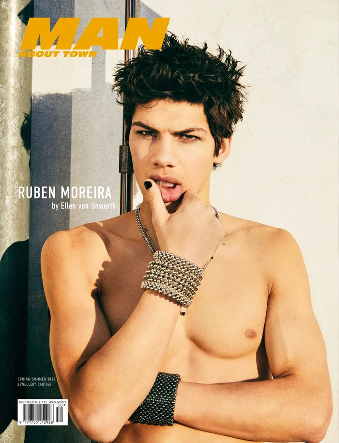 man as magazine cover wear khutulun 4d supple cuff silver and artemisia wide  jet black by object and dawn