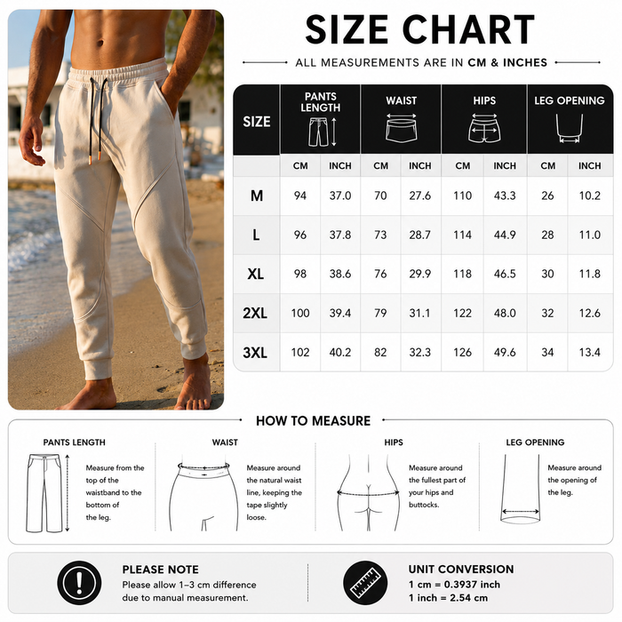 Men's Loose Fit Tapered Jogger Pants