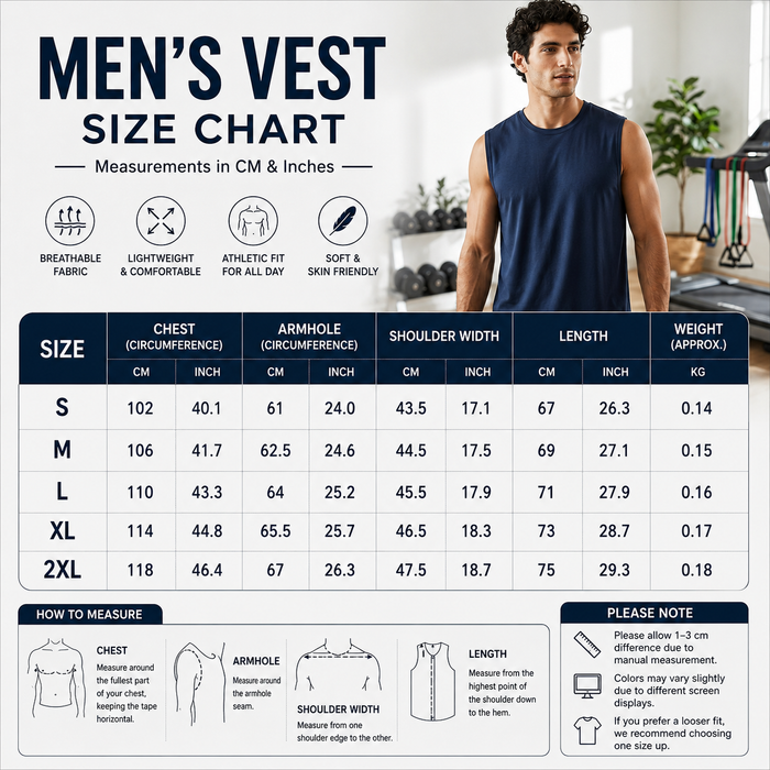 Men's Modal Sleeveless Vest – Loose Fit Breathable Tank Top