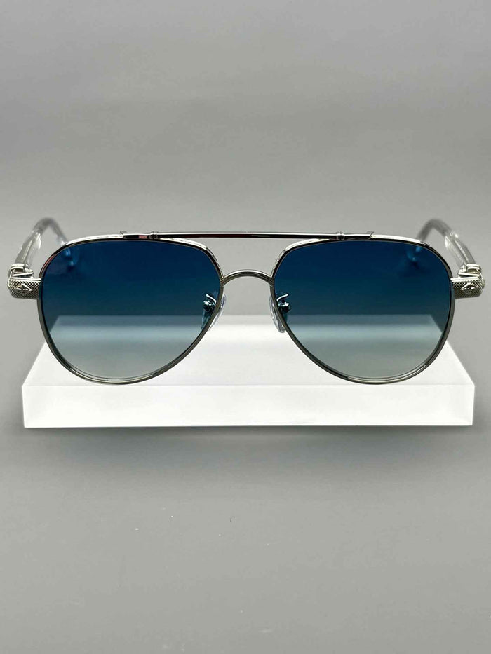Men’s Pilot-Style Oversized Sunglasses – Pure Titanium Frame Polarized UV Protection Glasses