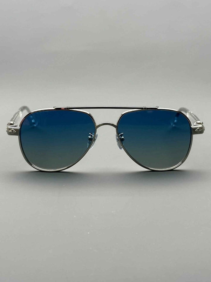 Men’s Pilot-Style Oversized Sunglasses – Pure Titanium Frame Polarized UV Protection Glasses