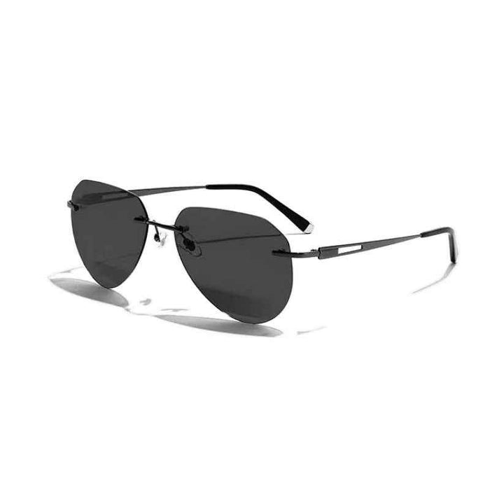 Men's Polarized Titanium Alloy Sunglasses – UV400, TAC Lenses, Photochromic Option