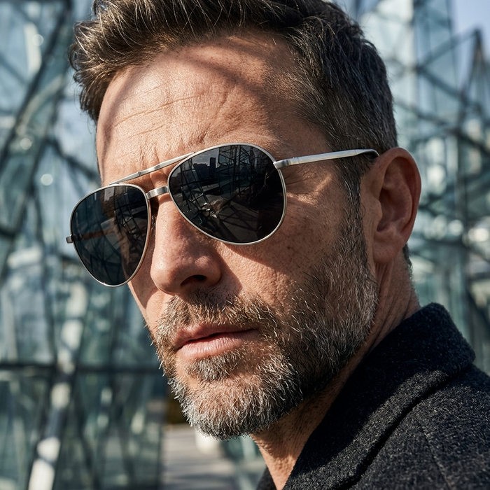 Men's Pure Titanium Sunglasses – Foldable Sports Shades