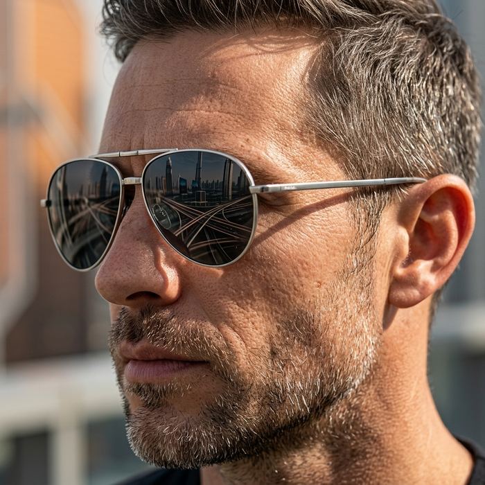 Men's Pure Titanium Sunglasses – Foldable Sports Shades