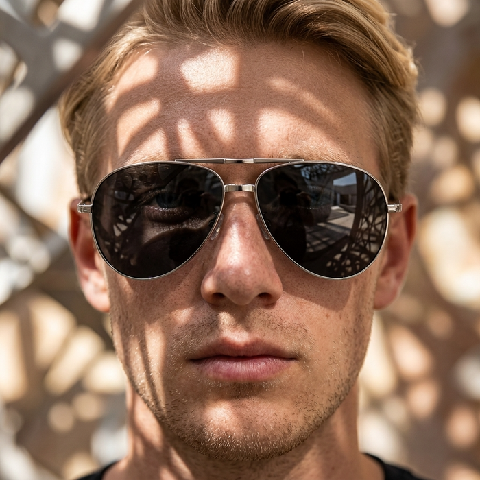 Men's Pure Titanium Sunglasses – Foldable Sports Shades