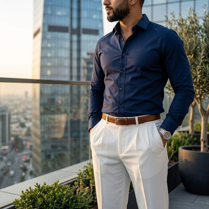 Men's Slim Fit Stretch Dress Pants