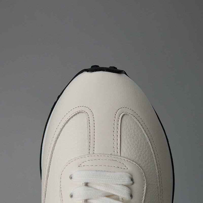 Men's Vintage Nubuck Cowhide Leather Casual Shoes – Rotating Buckle, Cowhide Lining, Medium Heel 3–5cm, EU 38–43, White