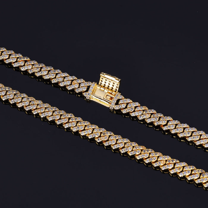 Men's Zircon Cuban Chain Bracelet – 6mm Hip-Hop Style