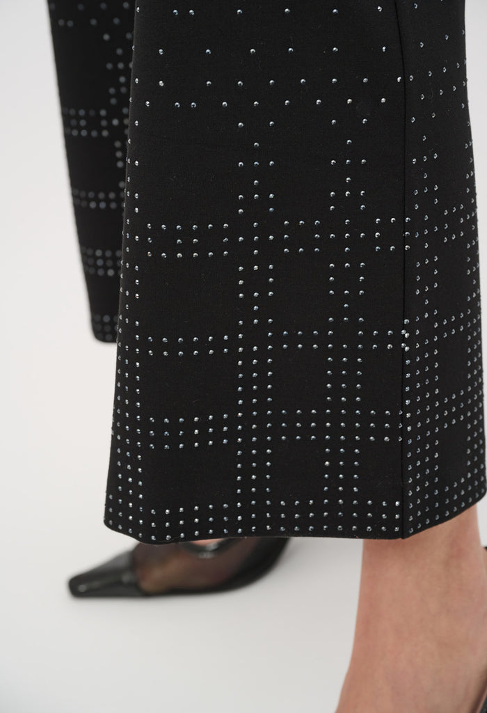 Mid-rise Flare Trousers