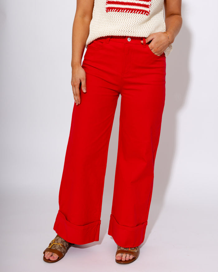 Mid-Rise Tailored Ankle Pants