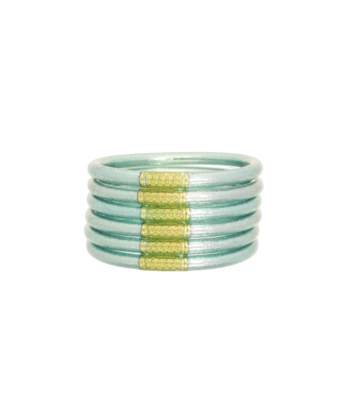 Mint All Weather Bangles® (AWB®) - Set of 6