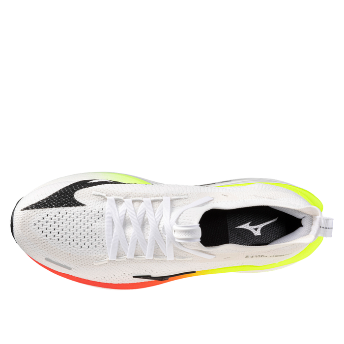 Mizuno Men's Neo Vista 3 Running Shoes in White/Black/Orange AW26