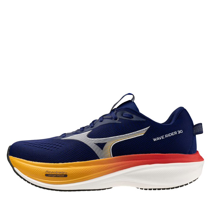 Mizuno Men's Wave Rider 30 Running Shoes in Beacon Blue/Dark Slate/Ambrosia AW26