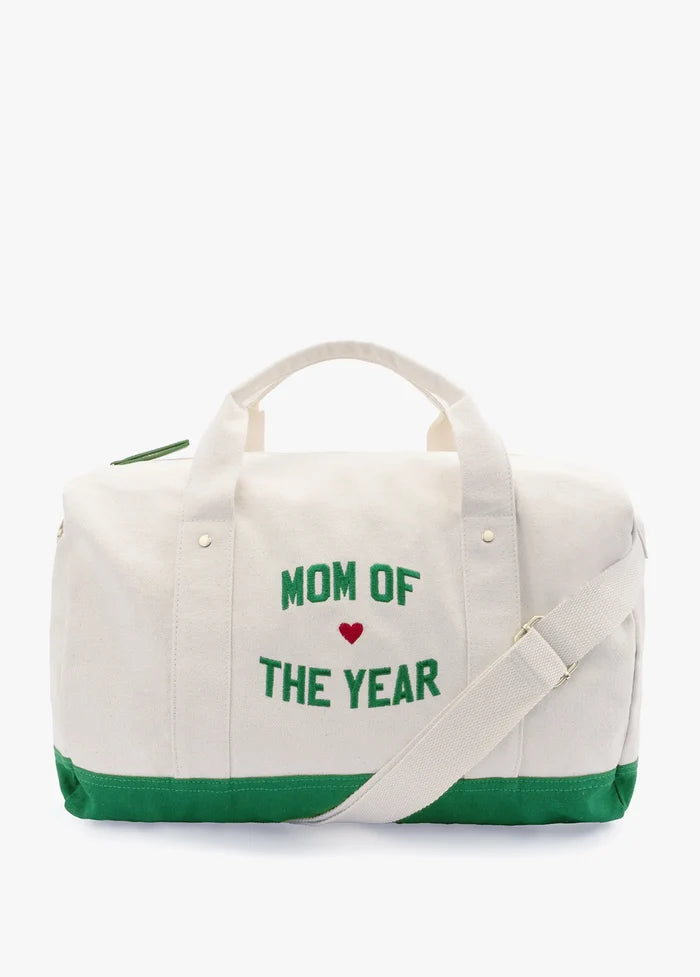 Mom of the Year Canvas Duffle Bag
