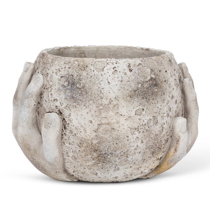 Moon in Hands Planter