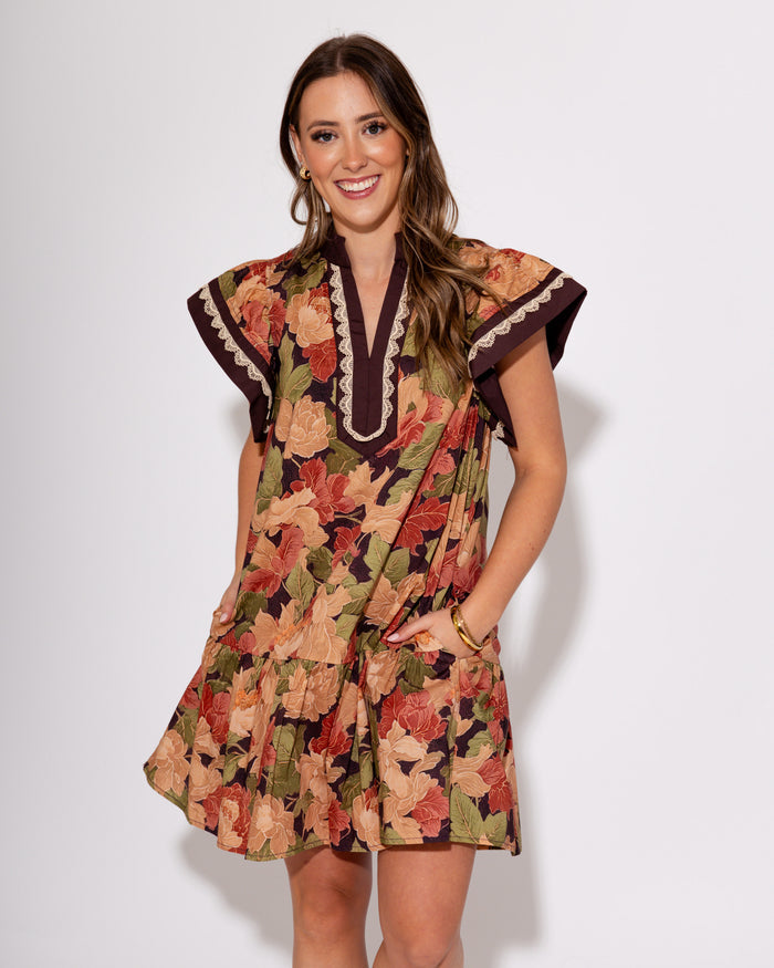 Muted Garden Mini Dress