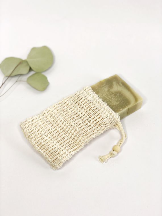 Natural Sisal Soap Pouch