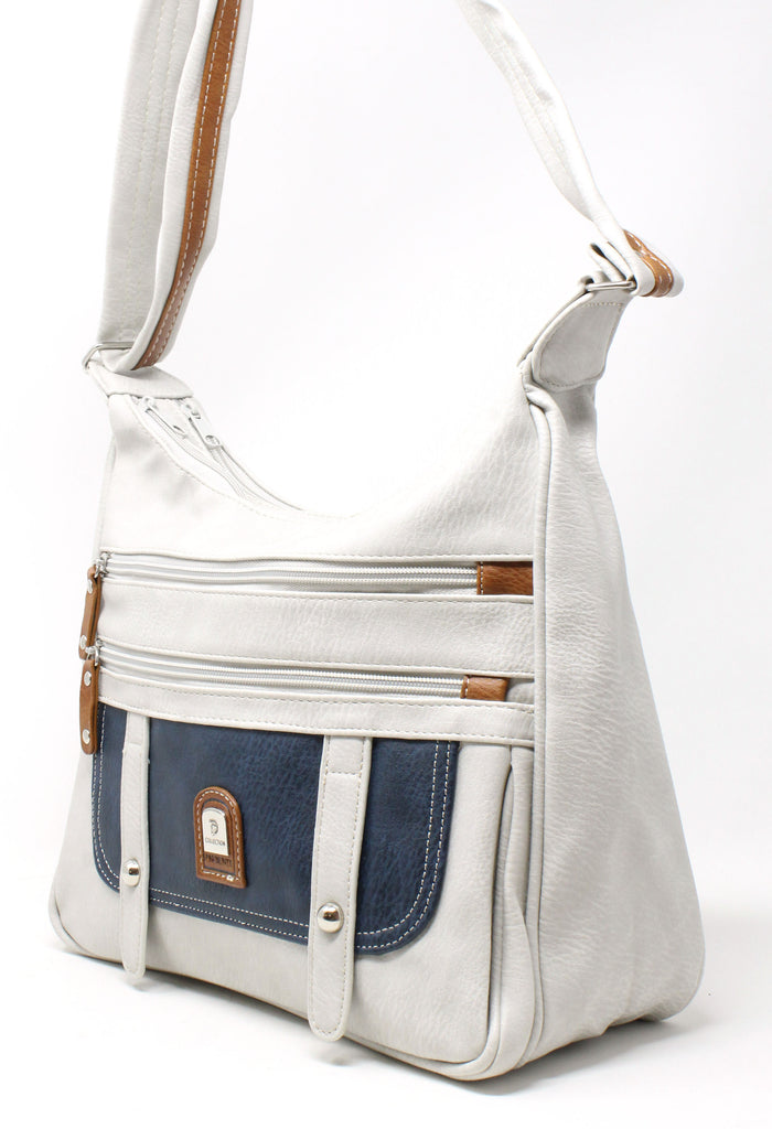 Navy Contrast Crossbody Bag