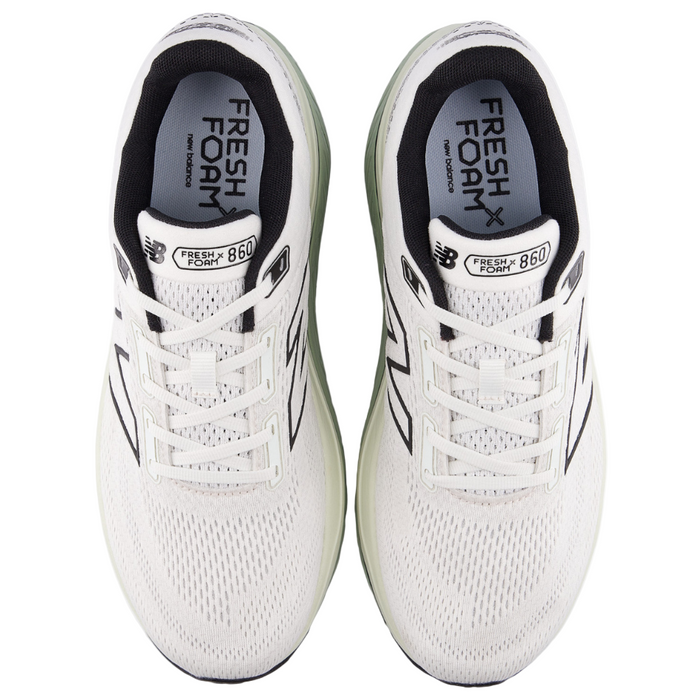 New Balance Men's 860 V14 Running Shoes in Sea Salt/Mineral/Garter Snake AW25