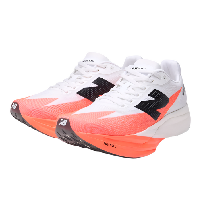New Balance Women's Fuelcell Supercomp Elite V5 Running Shoes in Urgent Red/White/Black AW25