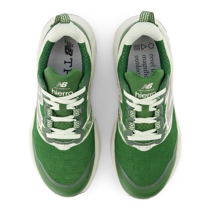New Balance Women's Hierro v9 Trail Running Shoes in Dark Alpine Green/Arid Stone/Mineral AW25