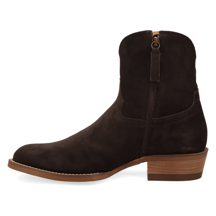 PRODUCT SHOT NIGHT SHIFT LEATHER BOOT AT 135 DEGREE OUTSIDE ANGLE