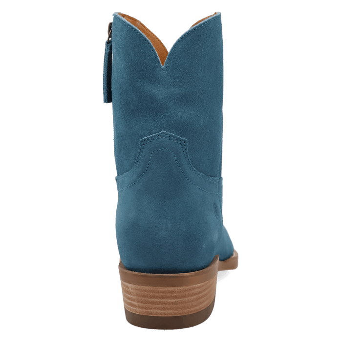 PRODUCT SHOT NIGHT SHIFT LEATHER BOOT AT 180 DEGREE BACK ANGLE