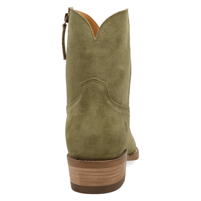 PRODUCT SHOT NIGHT SHIFT LEATHER BOOT AT 180 DEGREE BACK ANGLE